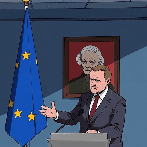 Tusk ogłasza nową strategię komunikacji UE: Polska ma zacząć kochać Brukselę jak teściową